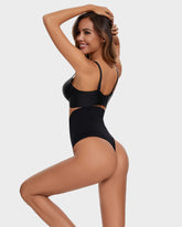 Seamless High-Waisted Shaper Thong Panty(2pcs )